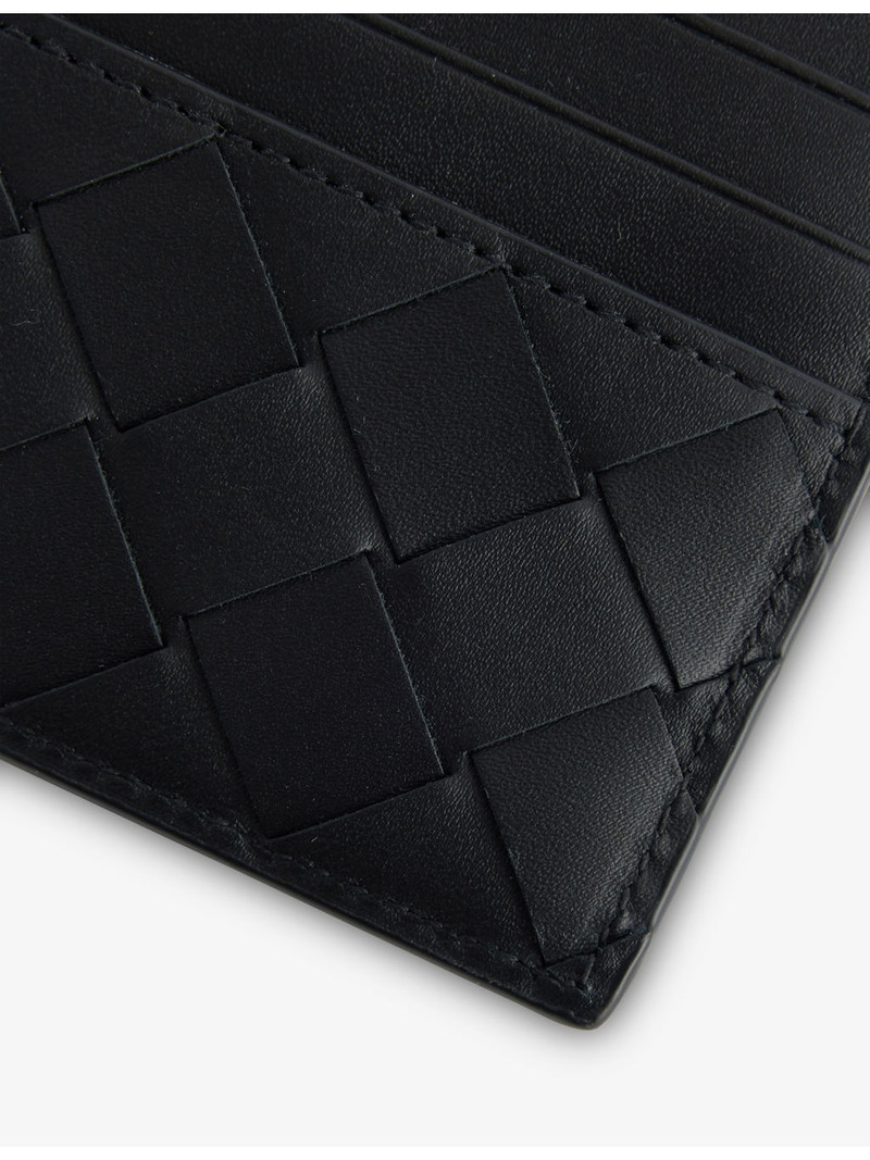 Bottega Veneta Intrecciato Leather Credit Card Holder outlook