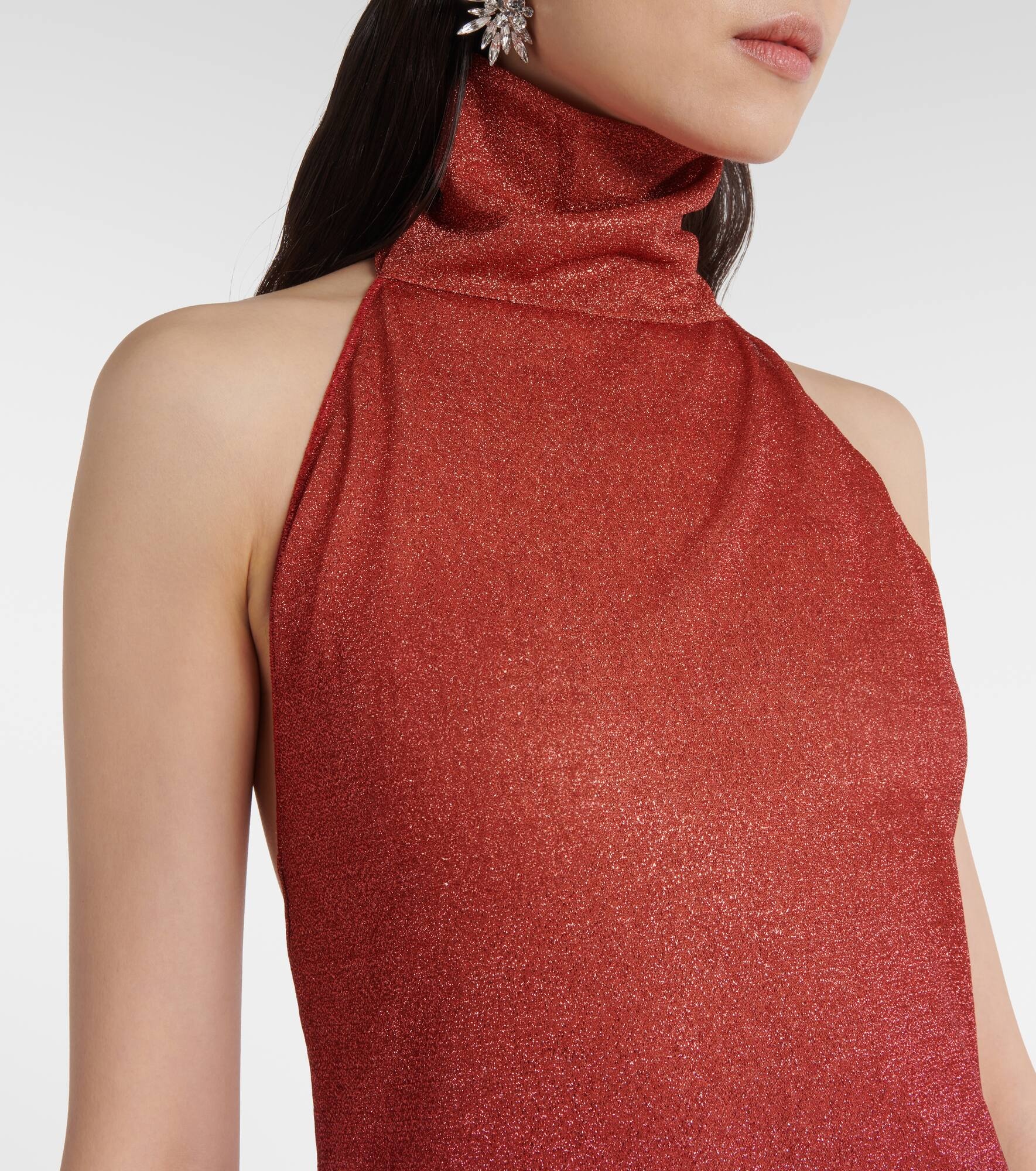 Lumière lamé maxi dress - 4