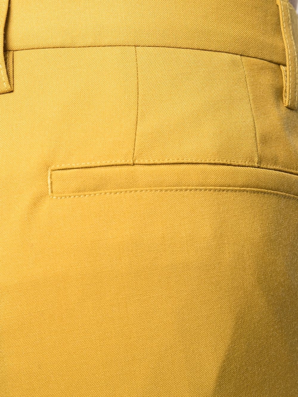 high-rise chino trousers - 5