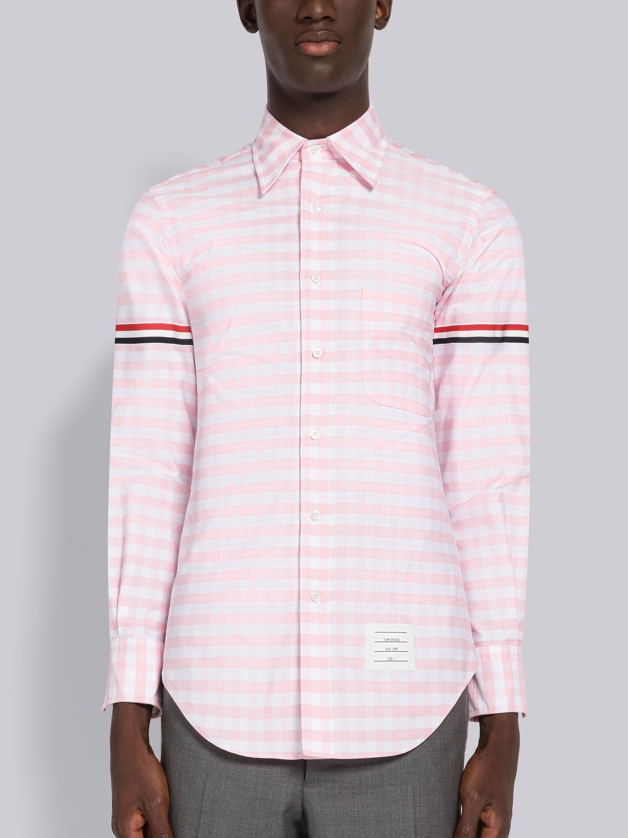 Gingham Oxford Armband Classic Shirt - 3