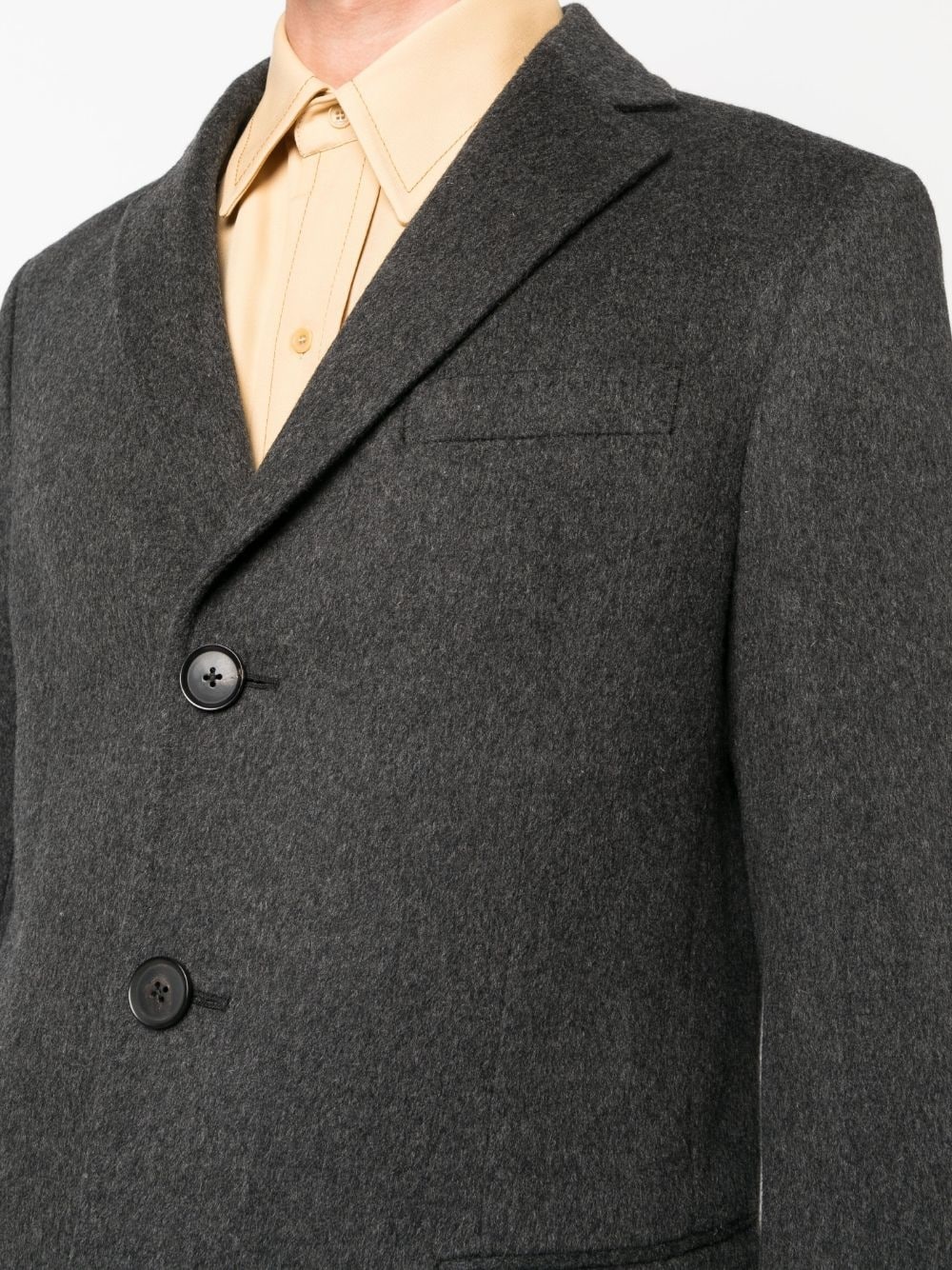 Oasi tailored single-breasted coat - 5