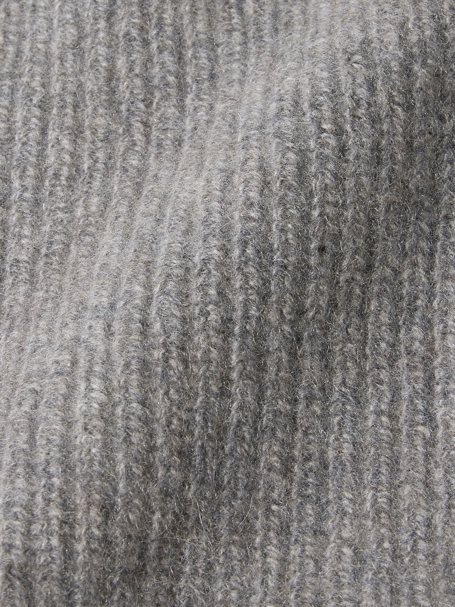 Watchman ribbed cashmere beanie Light gray - 3