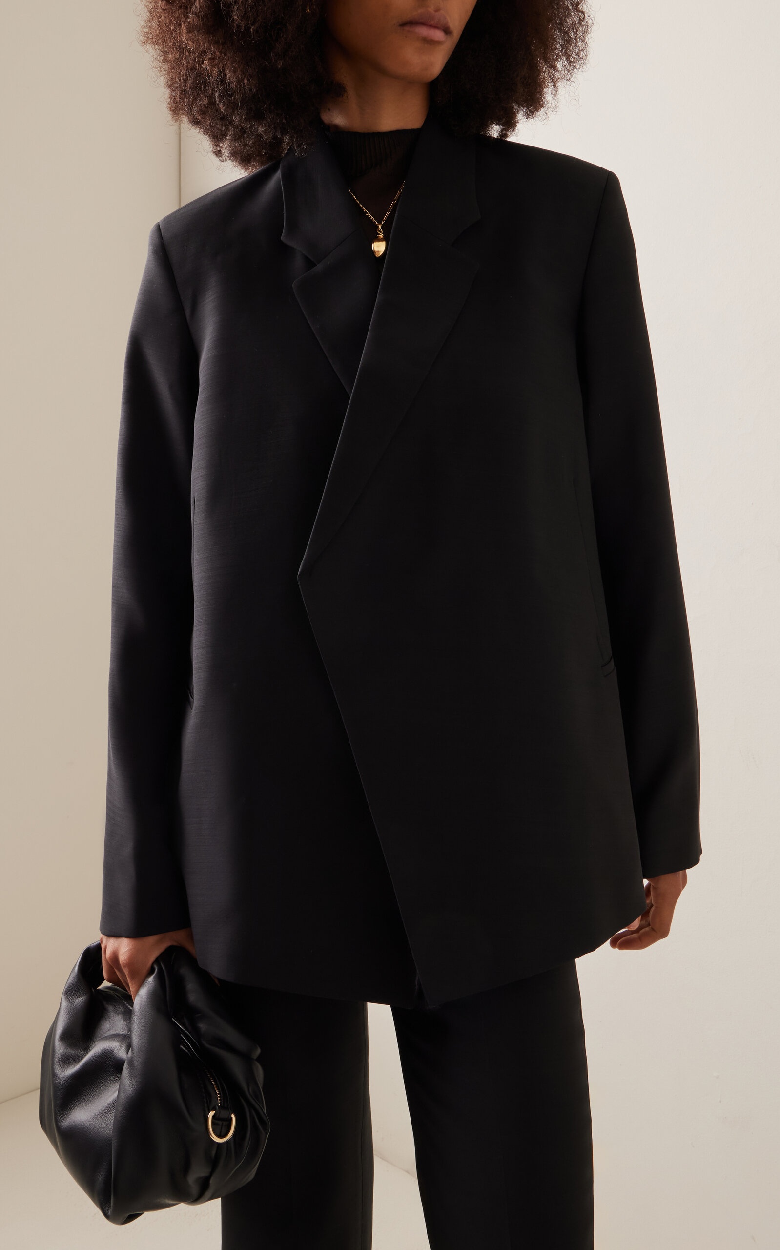 Polus Wool-Silk Suit Jacket black - 2