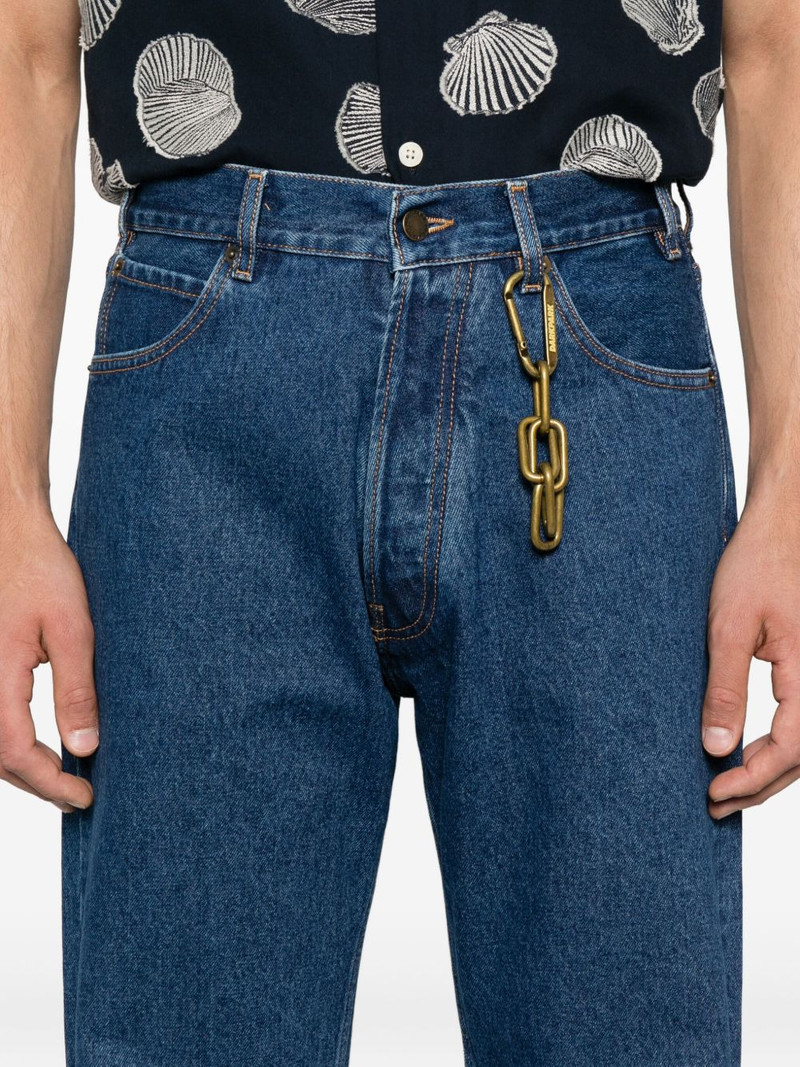 chain-embellished jeans 5