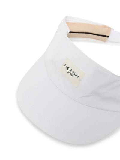 rag & bone Addison logo-patch visor cap outlook