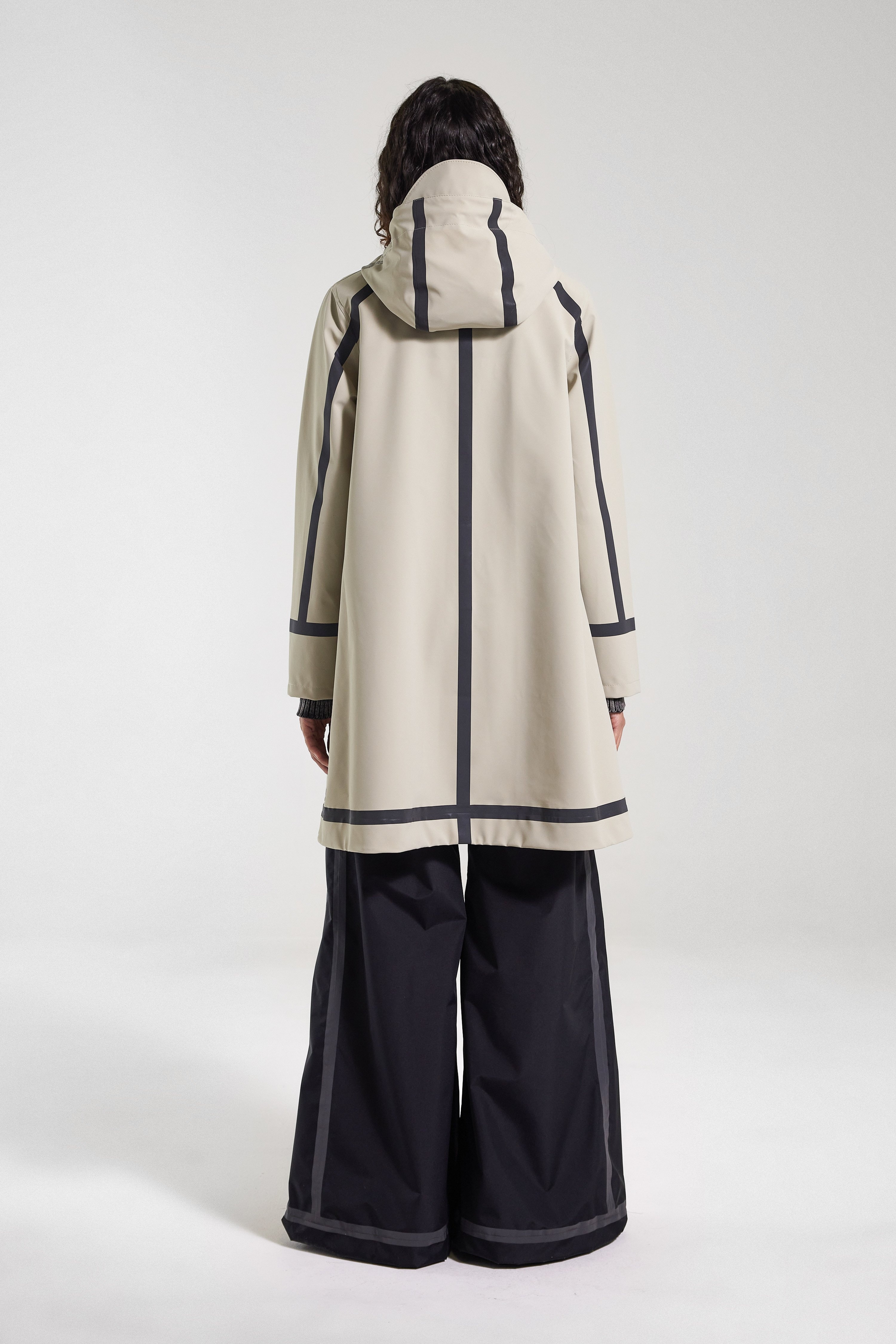 Mosebacke Tape Matte Raincoat Pelican - 4