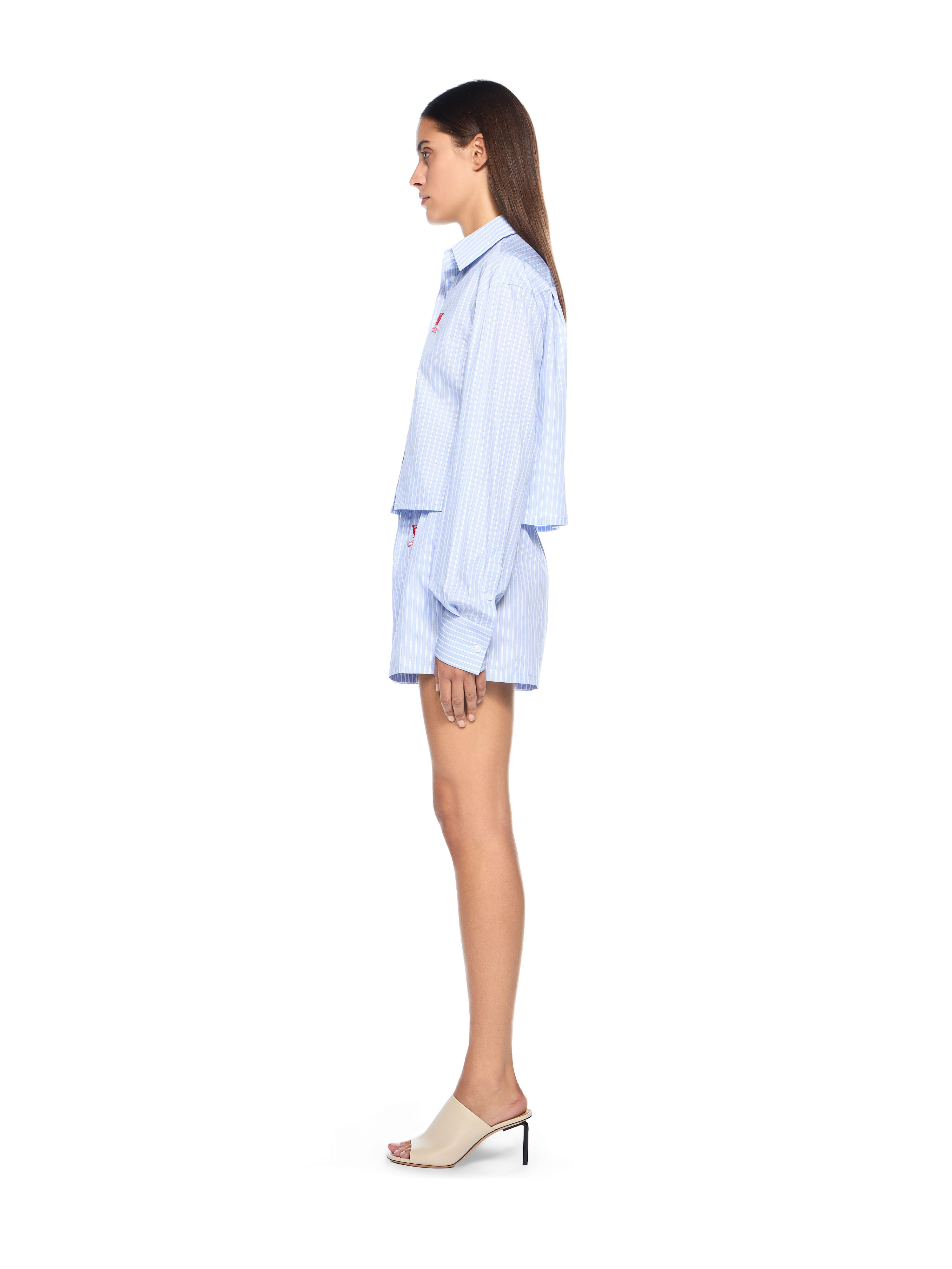 Striped Poplin Shirt - 3