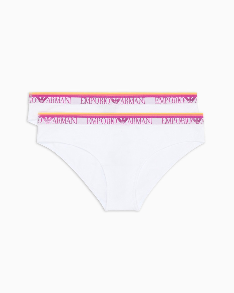 TWO-PACK OF ASV ICONIC ORGANIC-COTTON BRIEFS WITH LOGO WAISTBAND 1