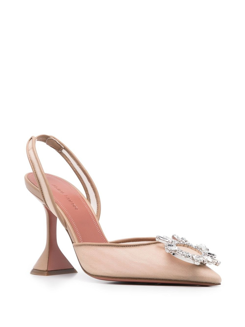 Amina Muaddi 95mm Begum pumps outlook
