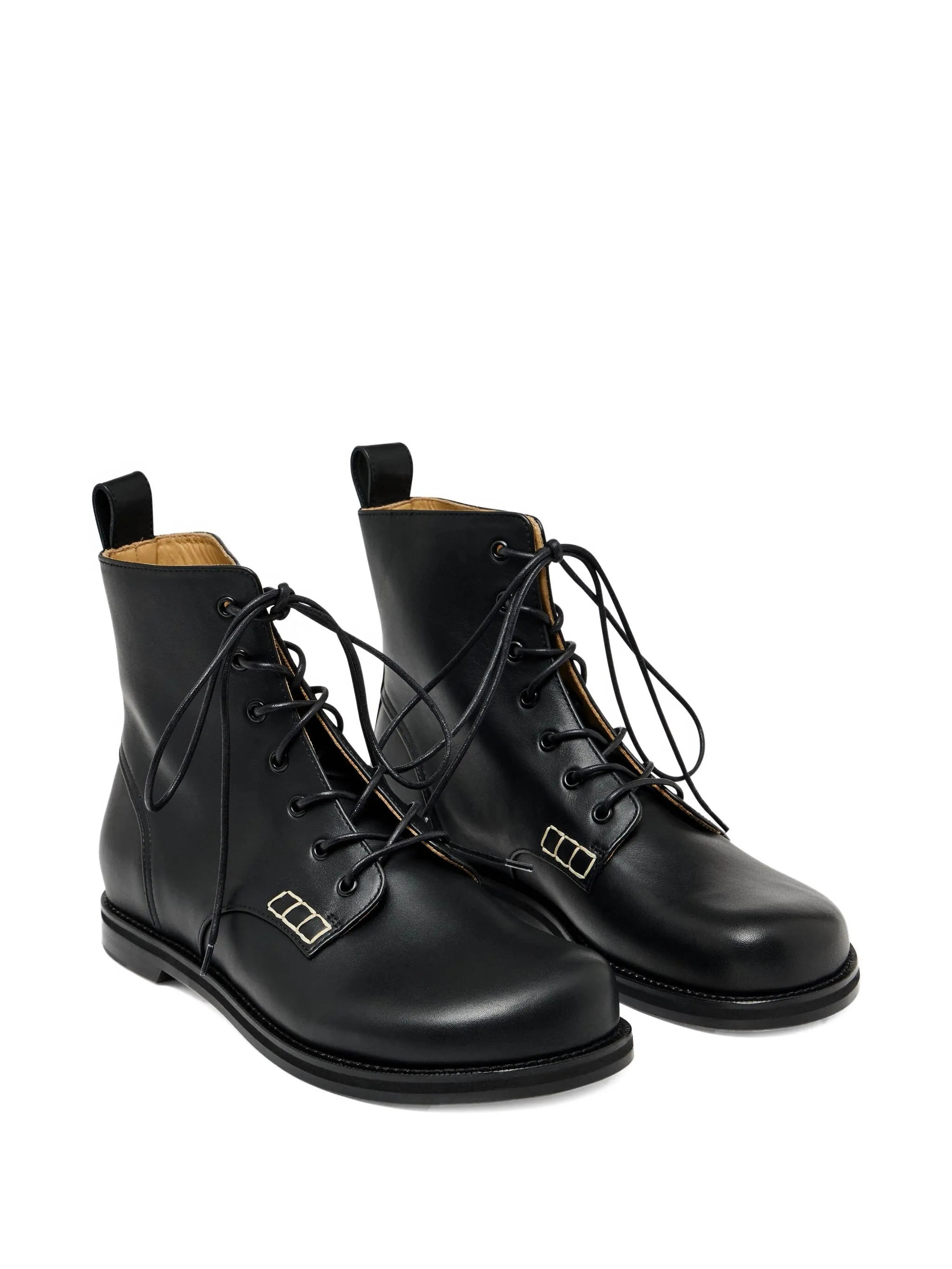 Jw Anderson Lace-up Leather Boots - 3