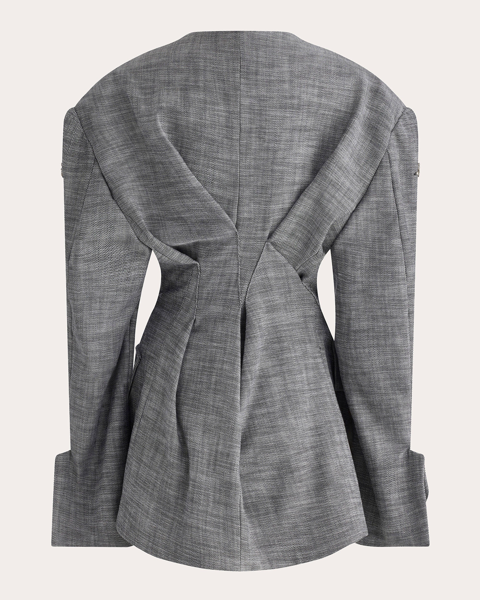 Reciprocate Embroidered Cotton Blazer - 3