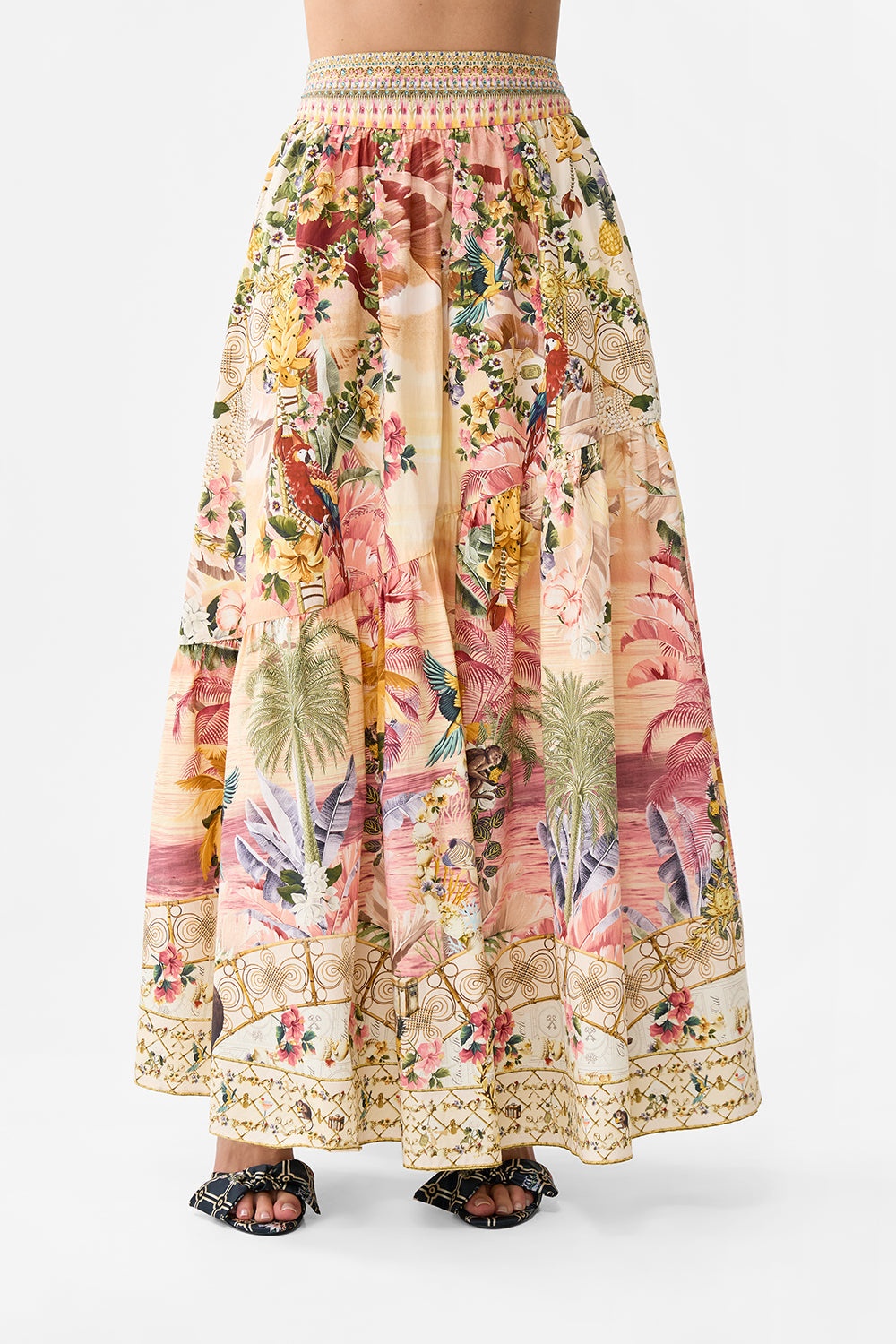 SKIRT WITH SHAPED SEAM - 5