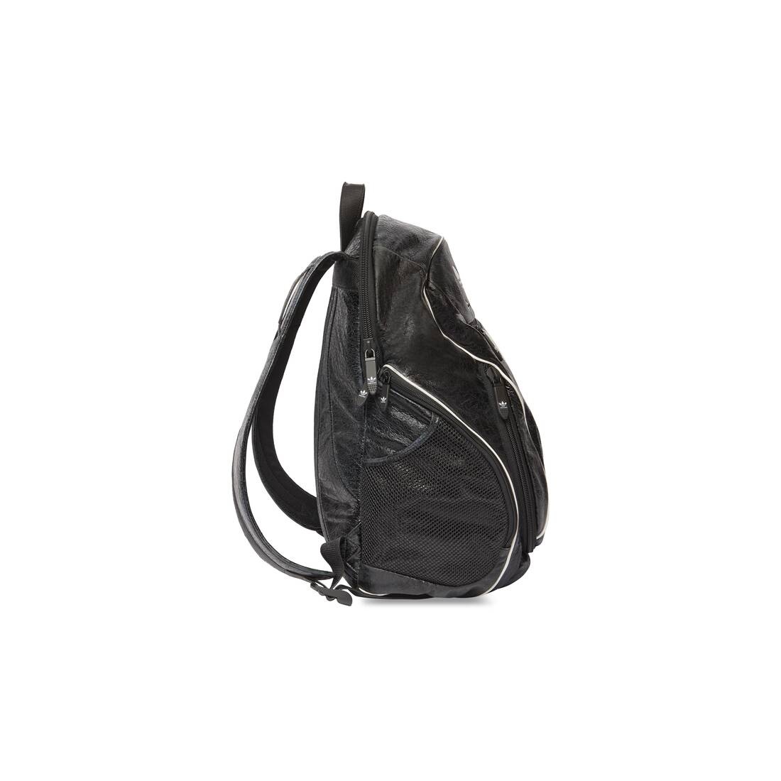 Men's Balenciaga / Adidas Large Backpack  in Black - 3