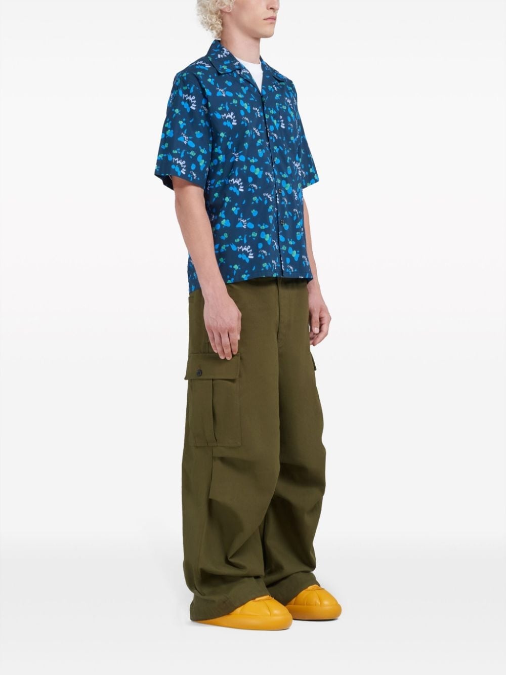 graphic-print cotton shirt - 2