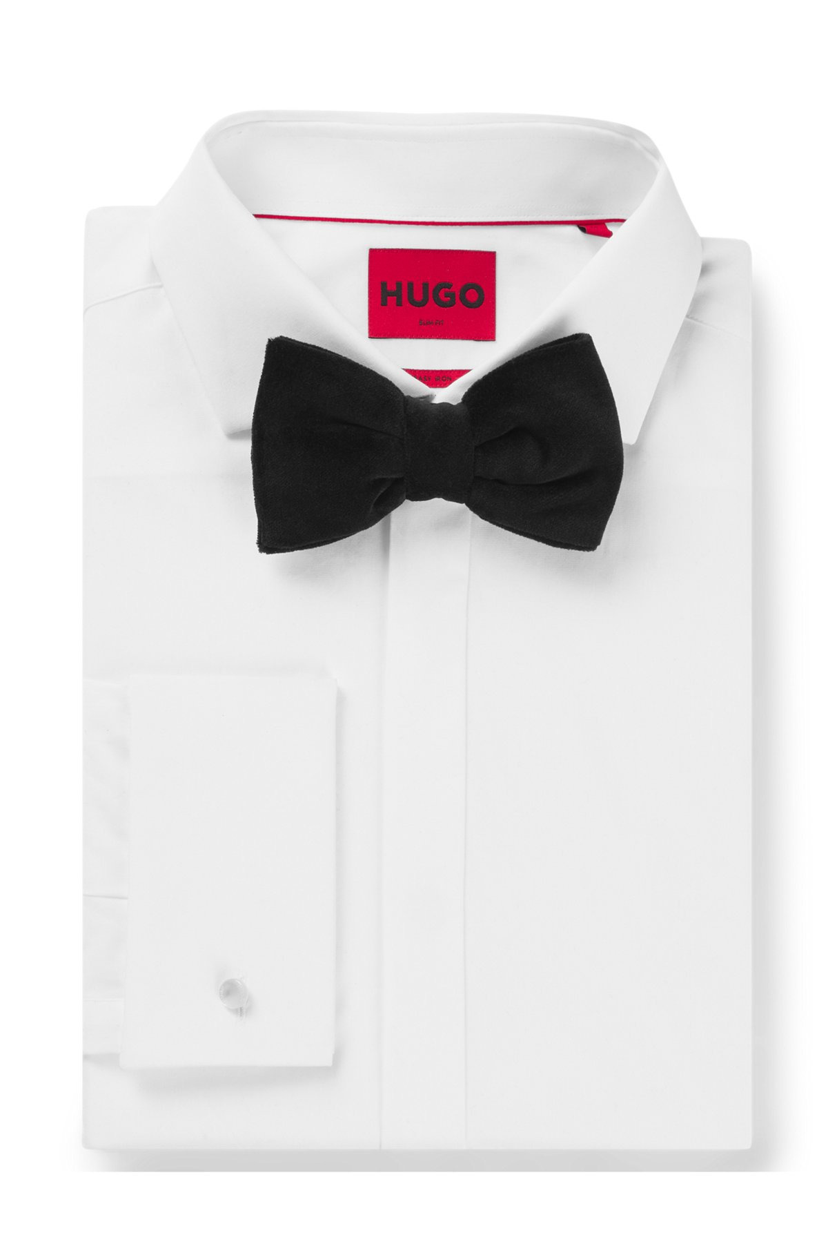 BOW TIE IN COTTON VELVET JACQUARD - 3