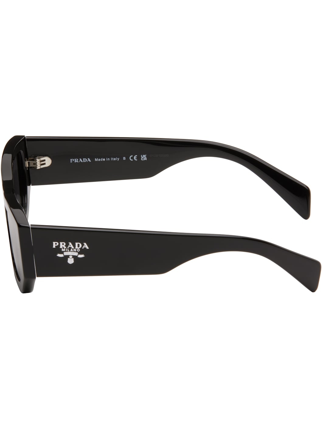 Black Pillow Cat Eye Acetate Sunglasses - 3