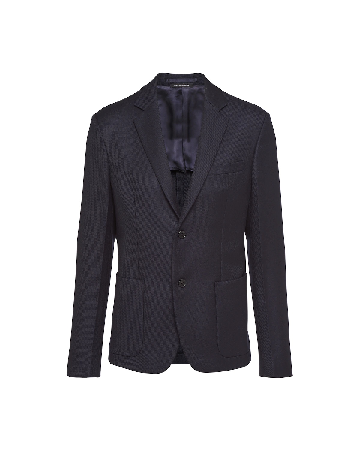 Single-breasted wool jacket - 1