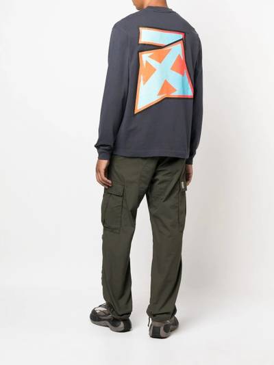 Off-White logo-print sweatshirt outlook