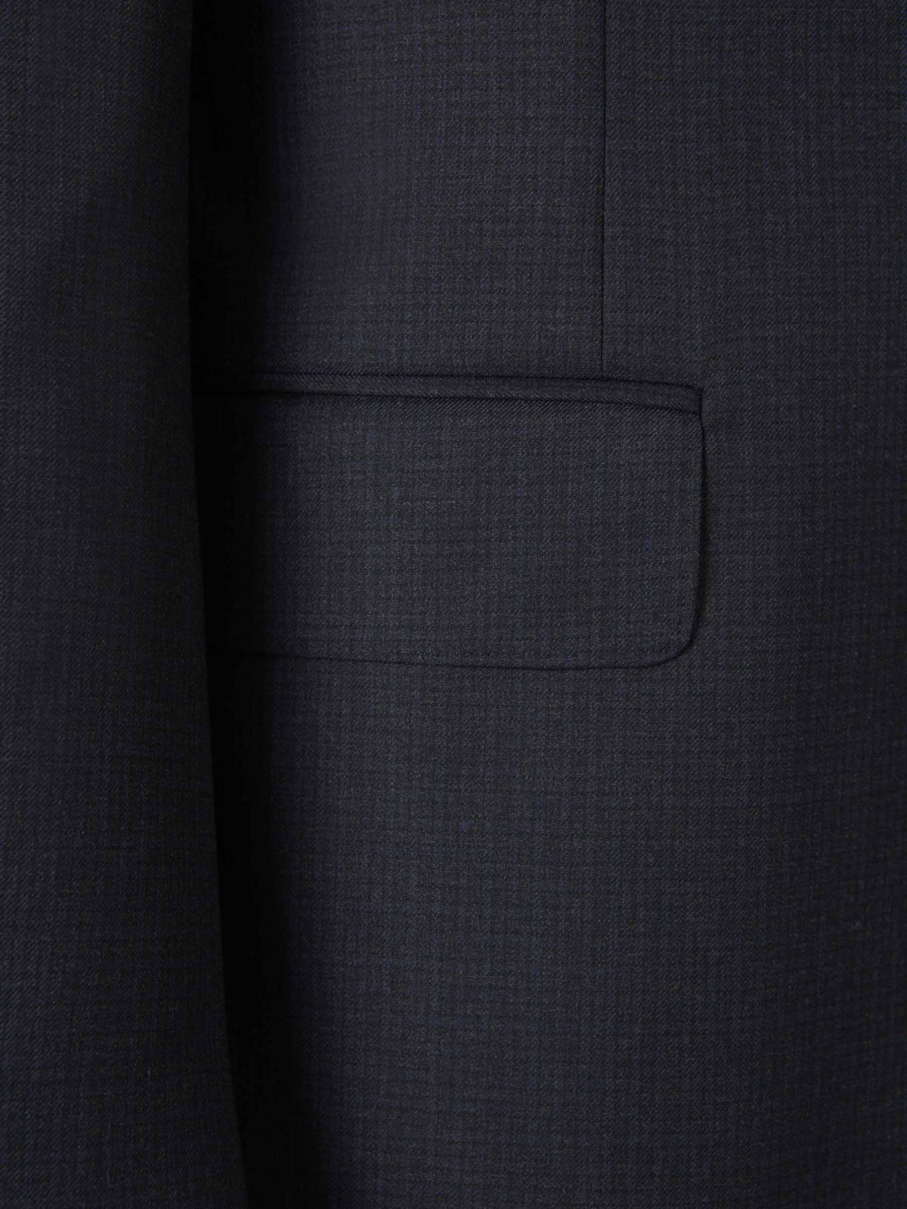 PLAIN WOOL SUIT - 4