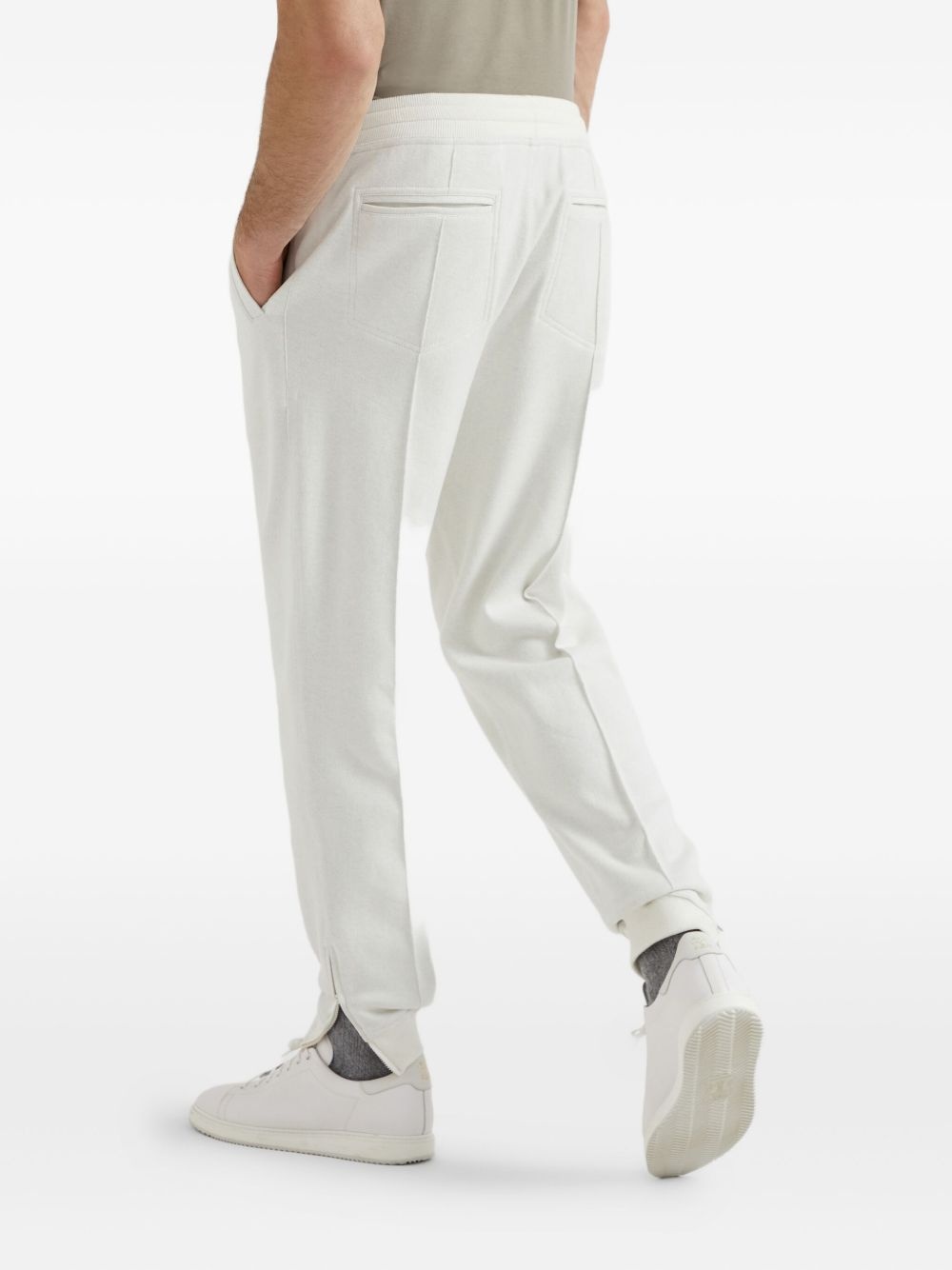 drawstring track pants - 3