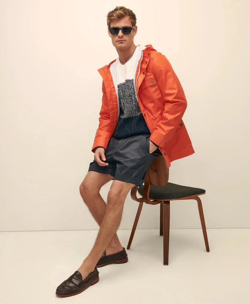 8" Pleat Front Advantage Chino® Shorts - 1