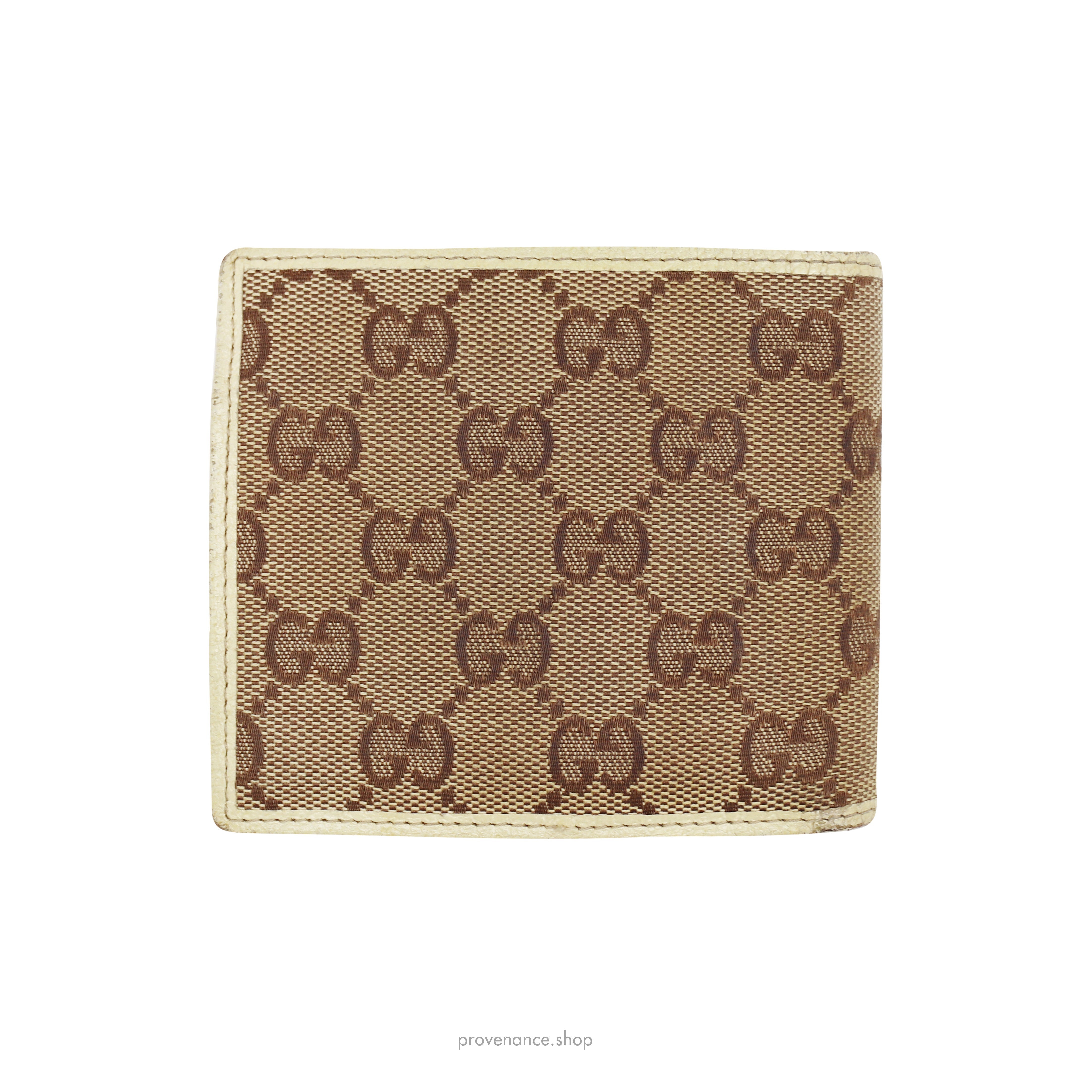 Gucci GG Canvas Bifold Wallet - Brown - 3