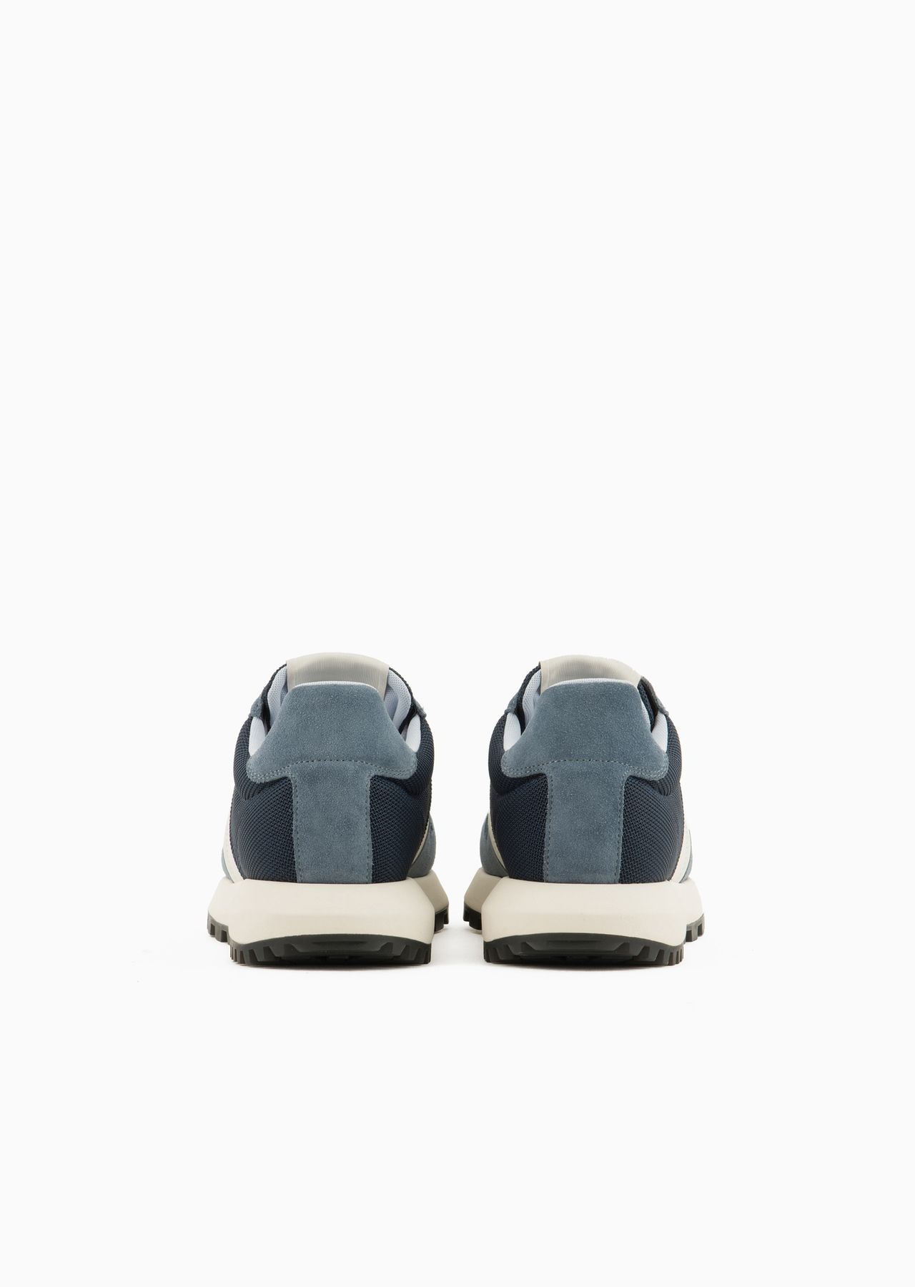 Mesh sneakers with suede details - 4