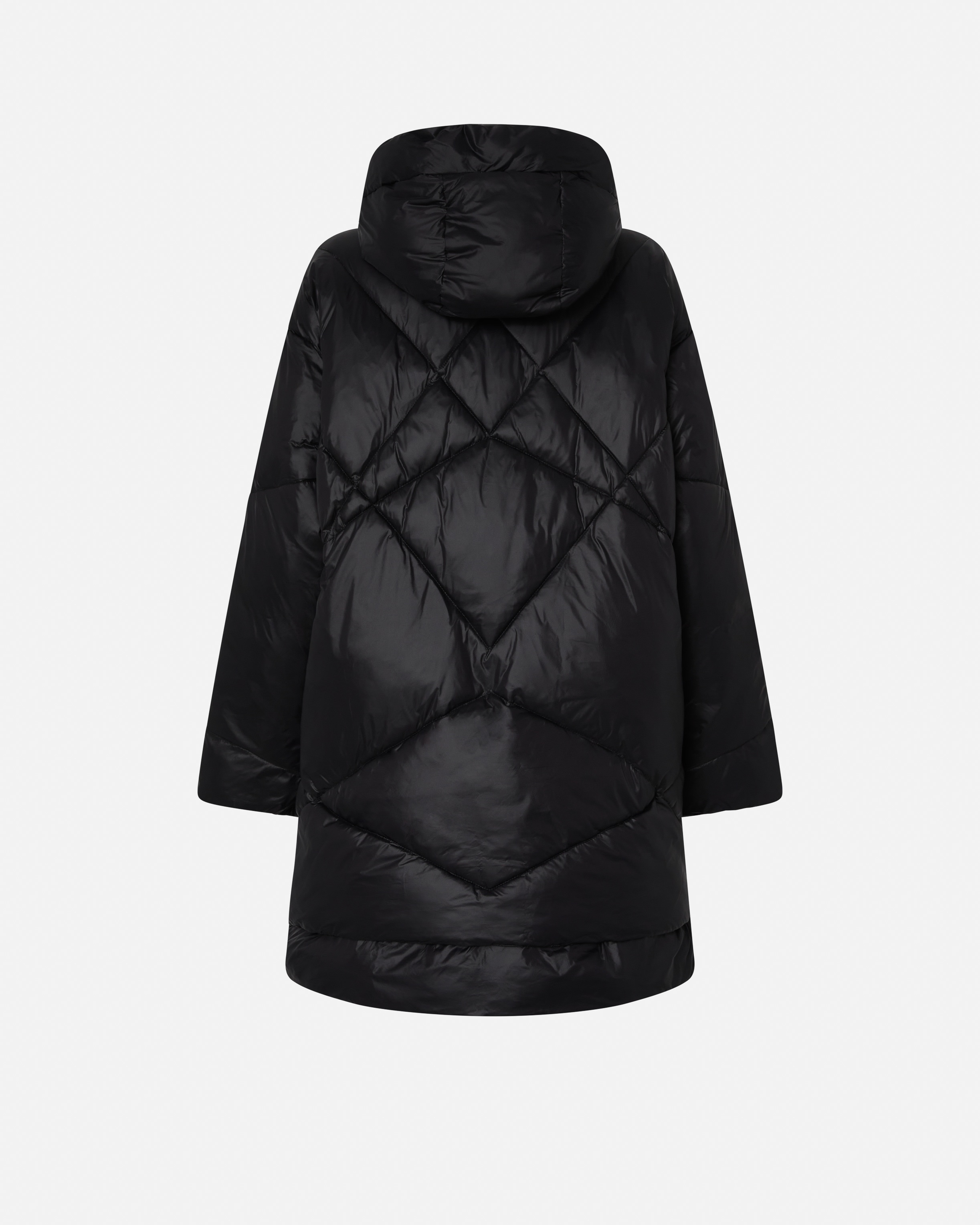 TECHNICAL CANVAS PADDED PUFFER JACKET WITH HOOD - 6