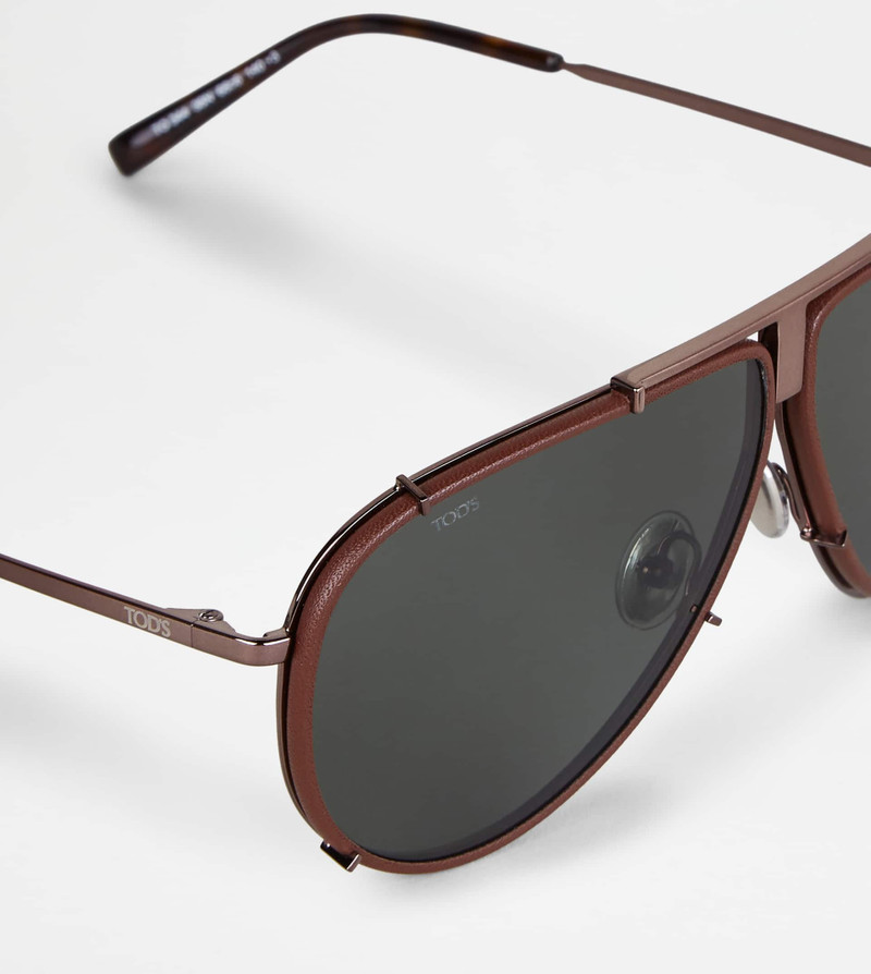 PILOT SUNGLASSES - BROWN 4