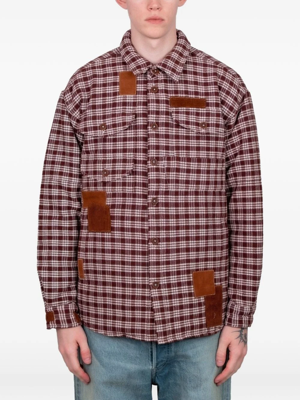 Harvest patchwork overshirt - 1