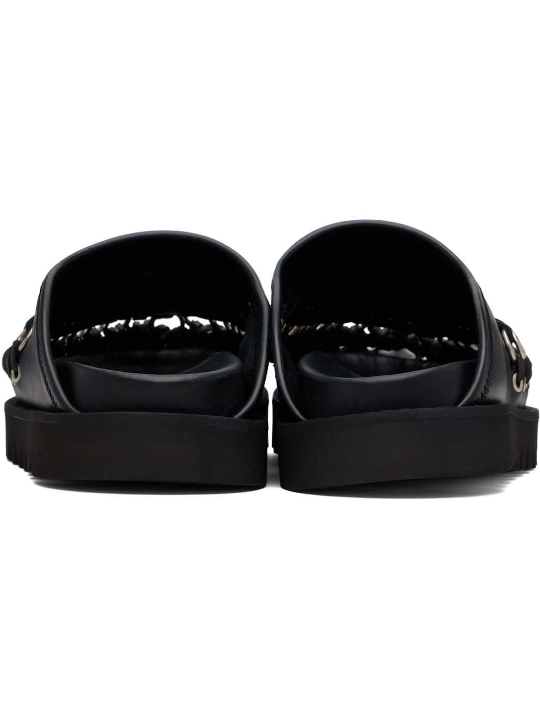 Black Leather Loafers - 2