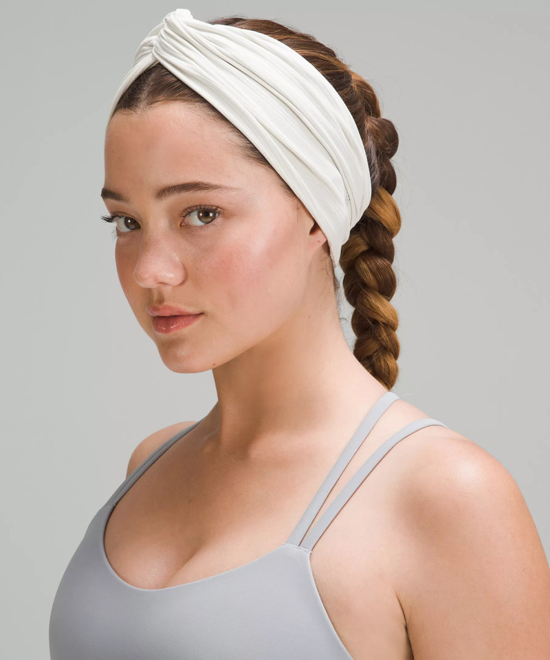 lululemon Women's Ribbed Nulu Twist-Front Headband outlook