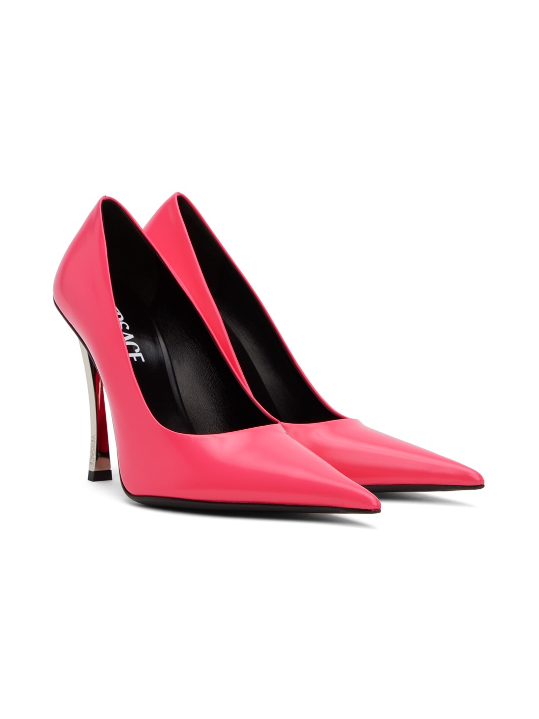 Pink Pin-Point Heels - 4