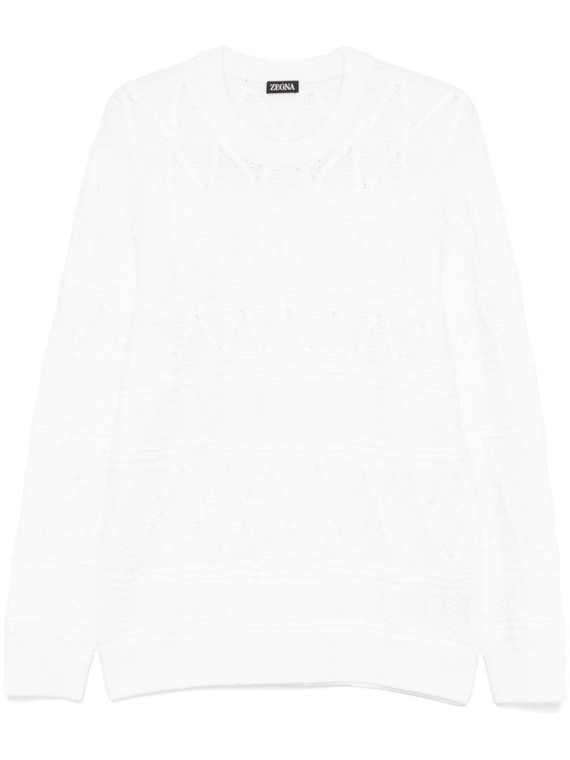 cable-knit sweater 1