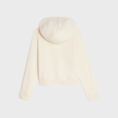 CELINE cropped hooded sweater in wool and cashmere outlook