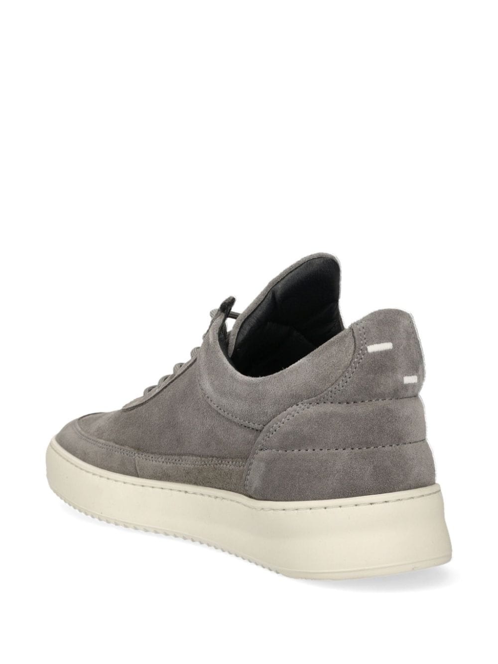 suede low-top sneakers - 3