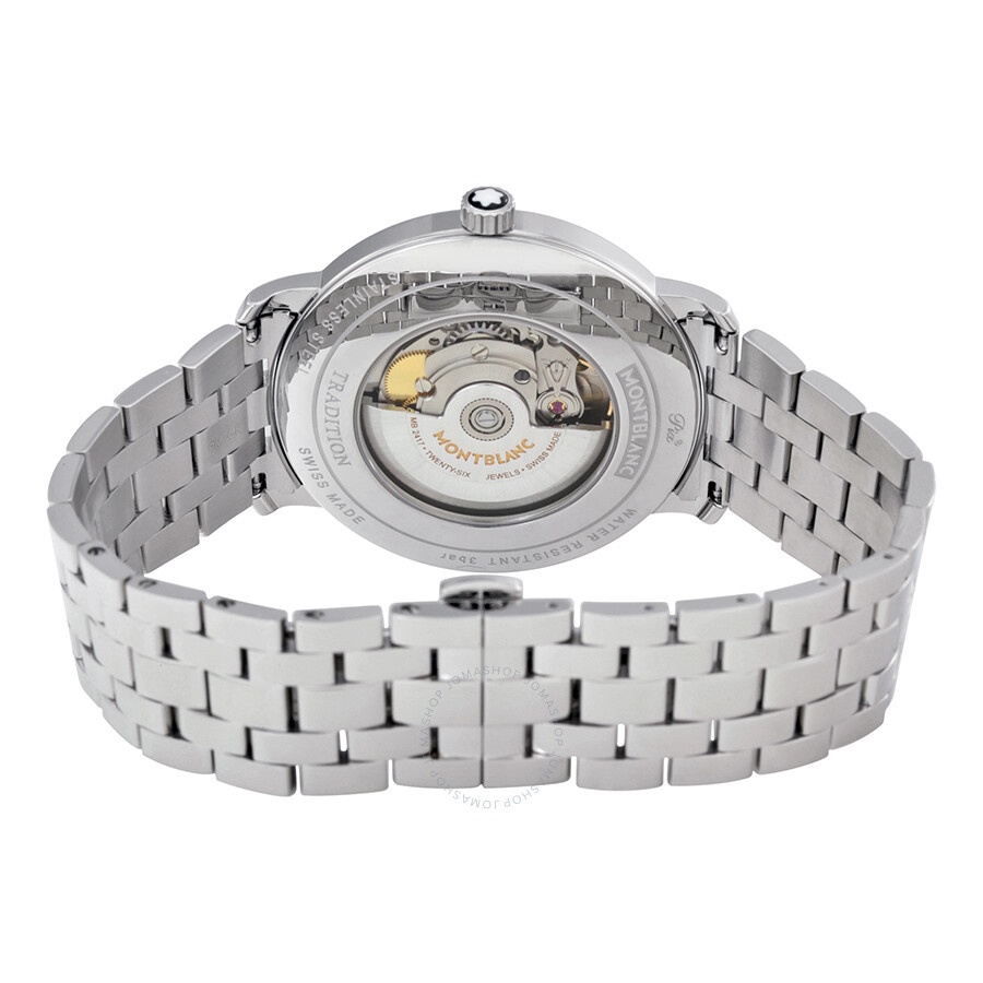 Montblanc Tradition Automatic White Dial Men's Watch 112610 - 3