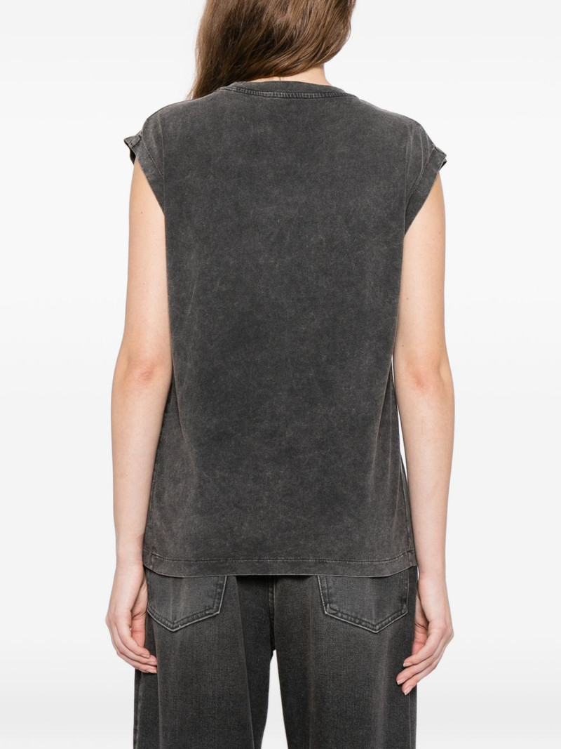 logo patched bookish T-shirt 4