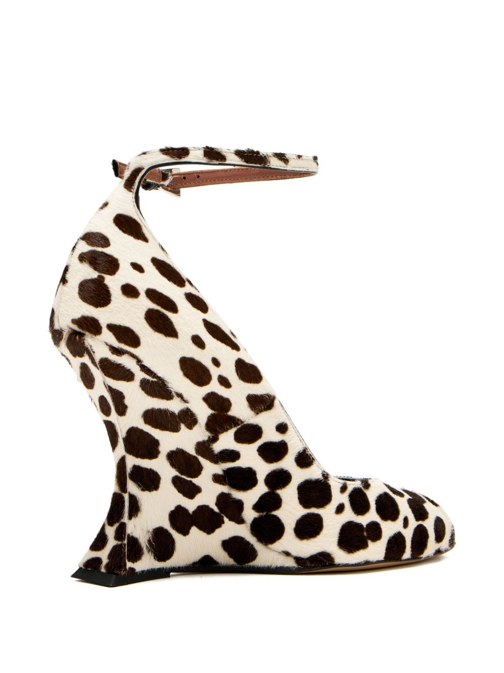 110mm leopard-print wedge pumps - 3
