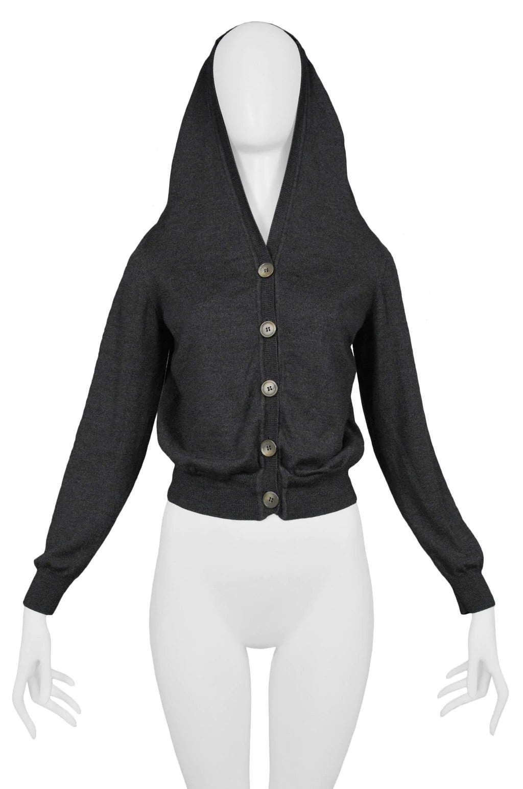 Maison Martin Margiela fall 2007 artisanal four arms blue wool cardigan S - 2