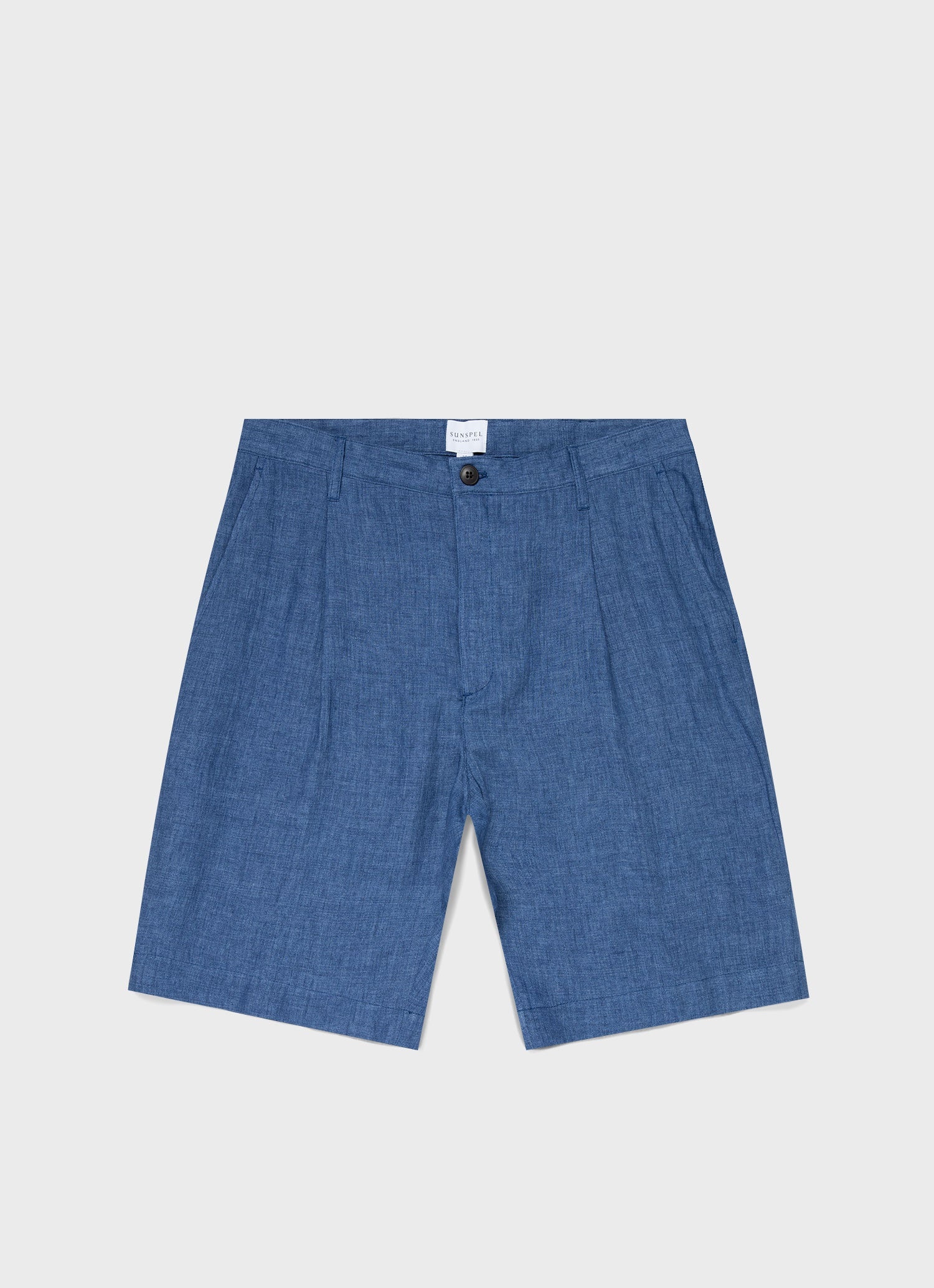 Pleated Linen Short - 1