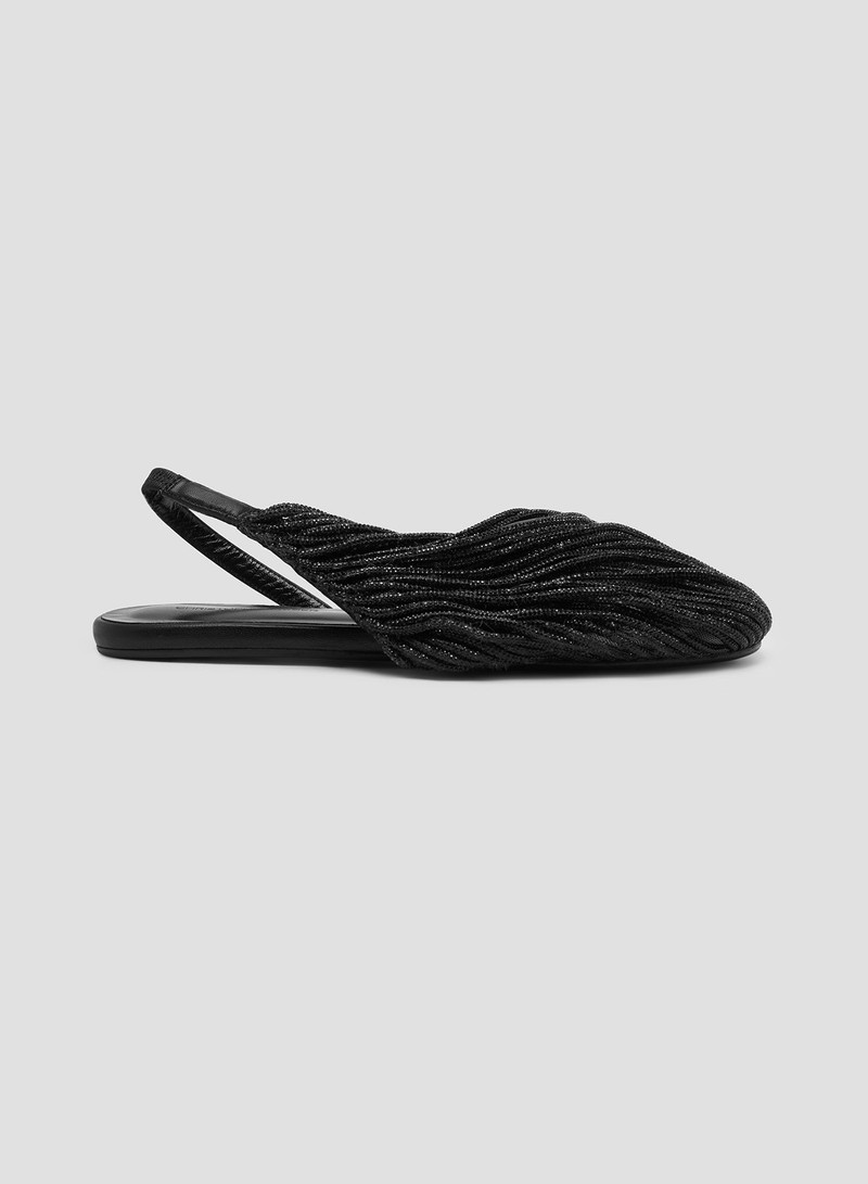 Saskia Stranded Crystal Flat 1