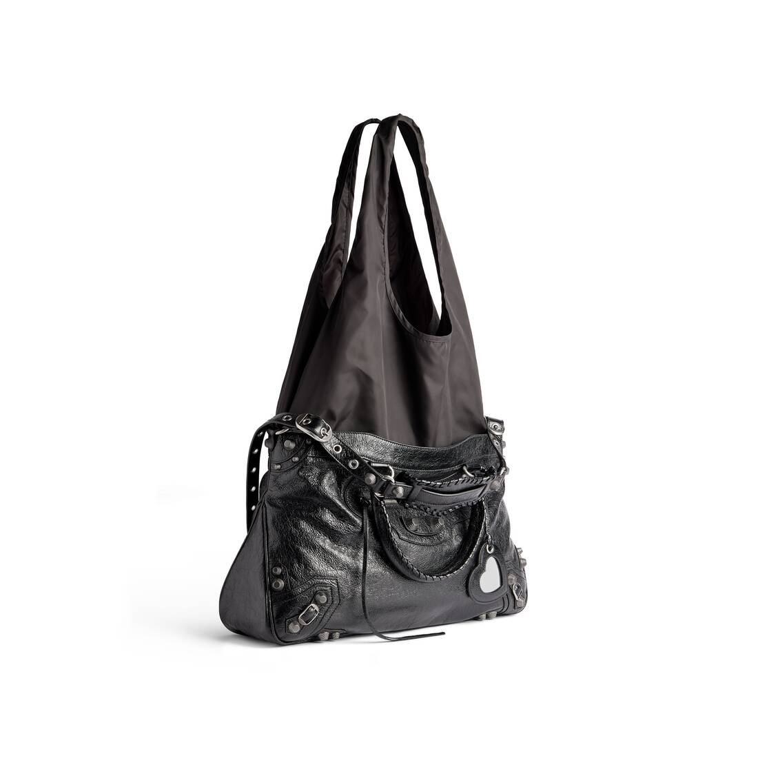 Le Cagole Tote Xl Plus  in Black - 2