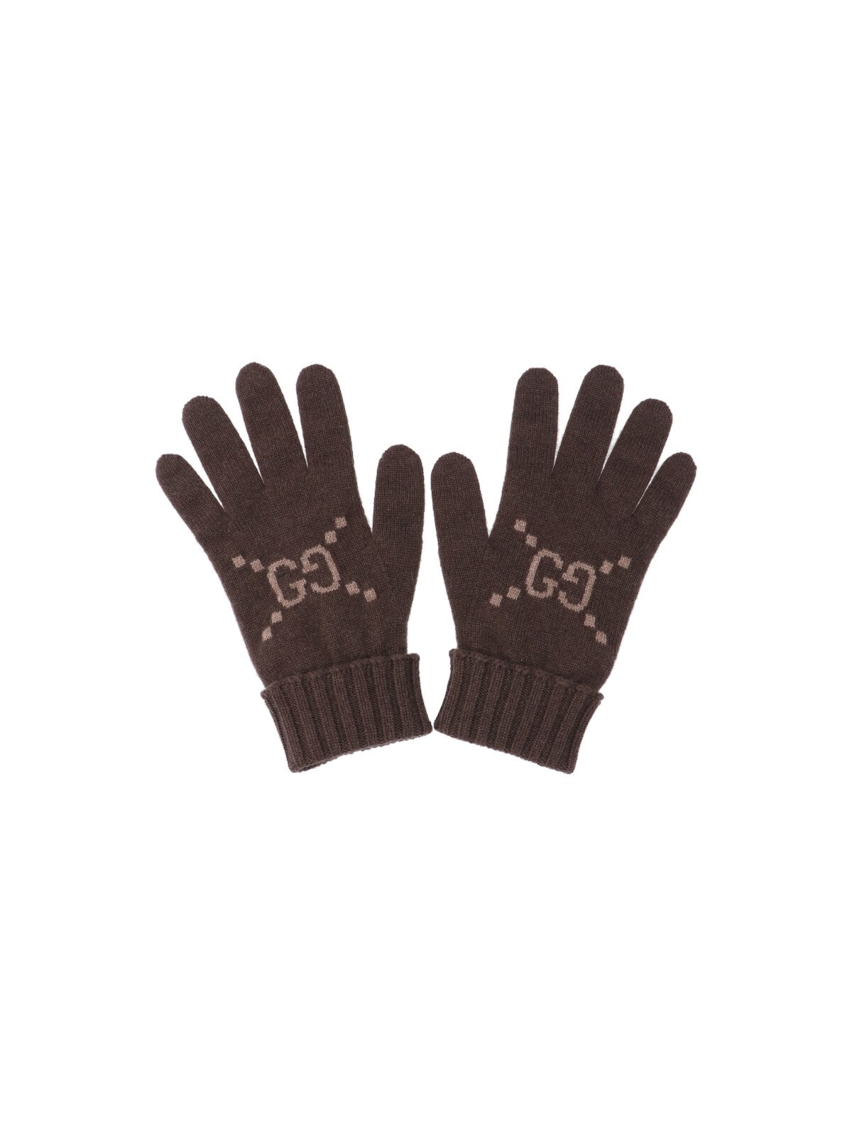 'GG' CASHMERE GLOVES - 1