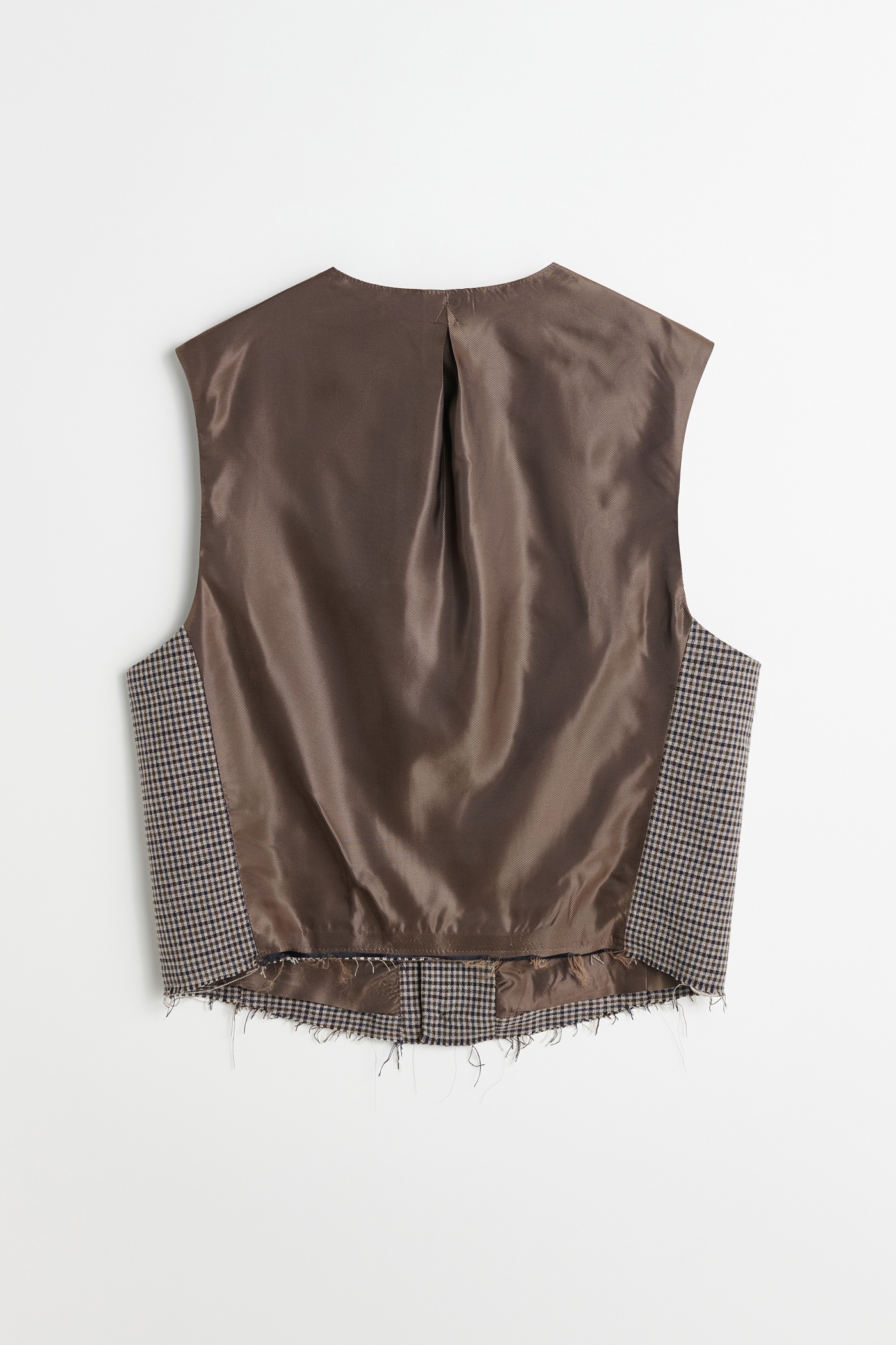 Cut Waistcoat Old Money Check - 8