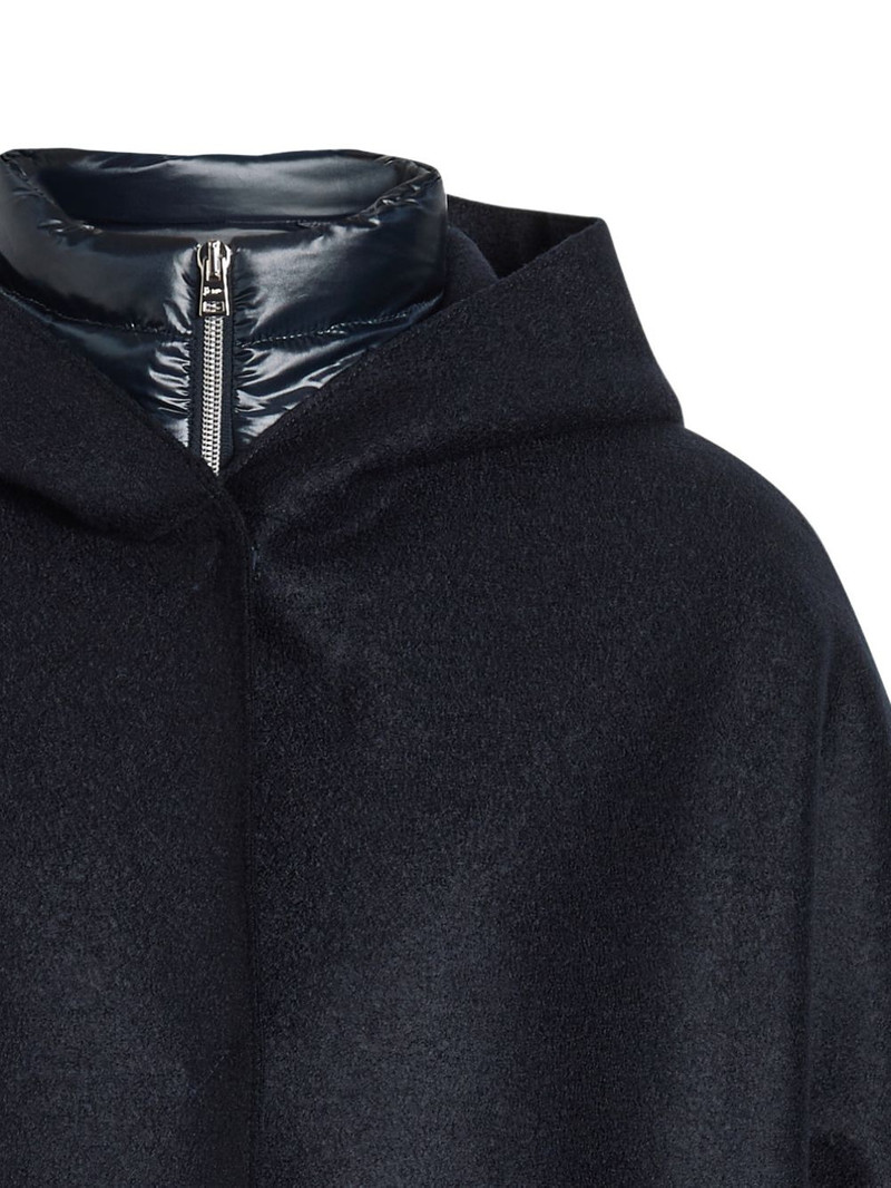 Herno hooded sleeve detail jacket outlook