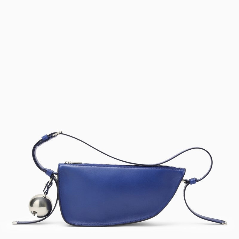 【関税&送料込】Burberry Medium Shield Blue Leather Bag Burberry Burberry Medium Shield Blue Leather Bag Women