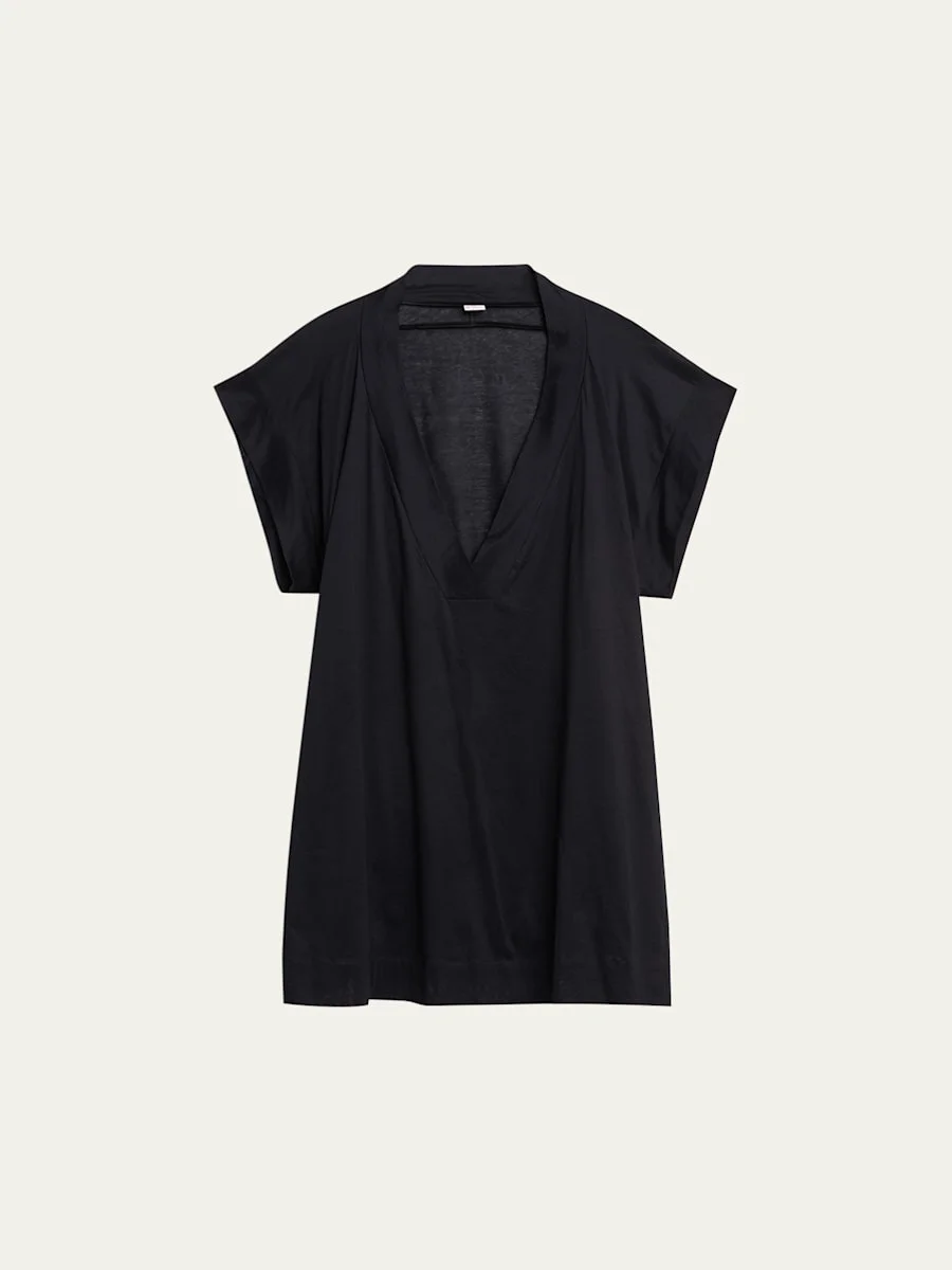 Renee V-Neck T-Shirt Coverup - 1