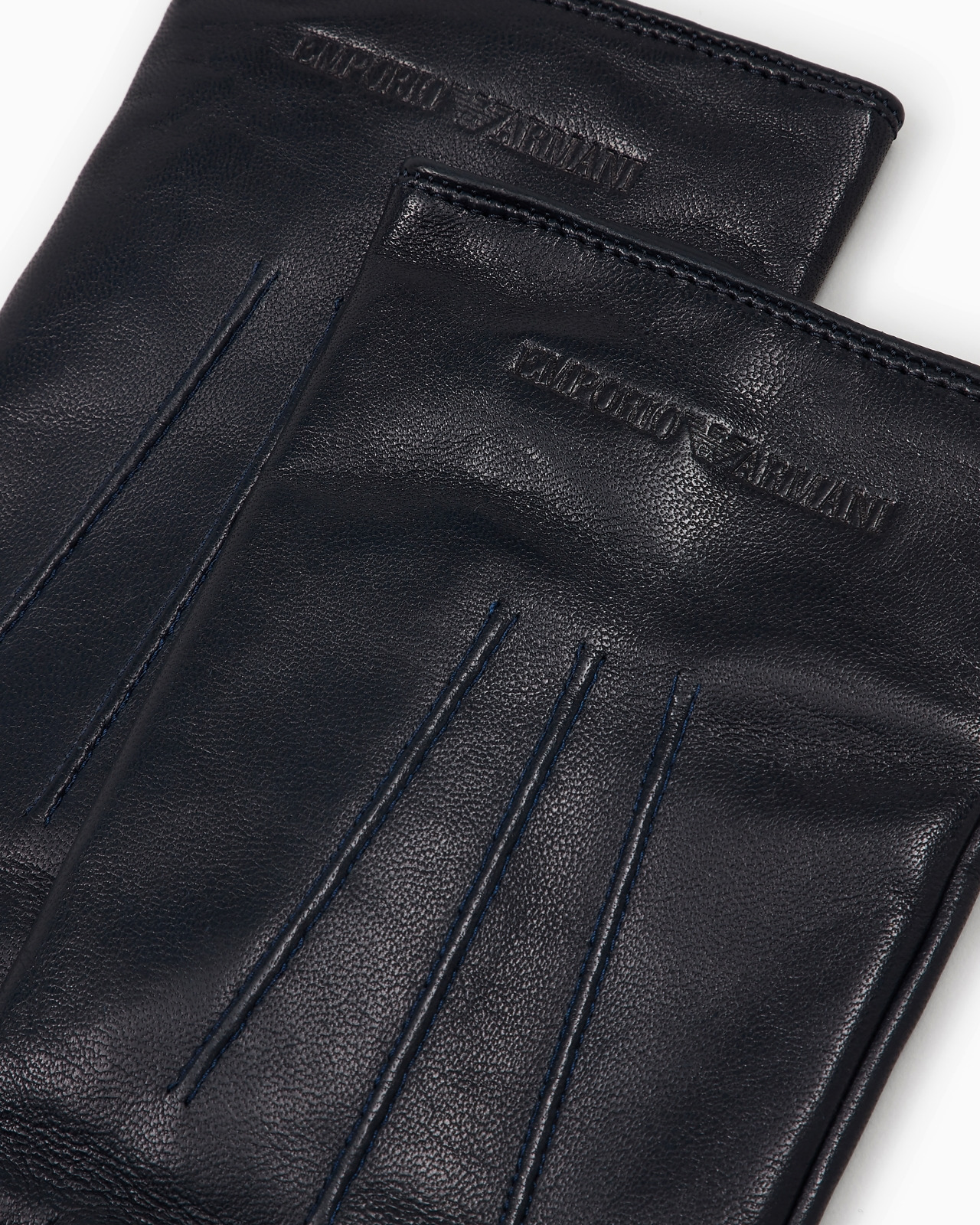 Lambskin nappa leather gloves with baguette detail - 2