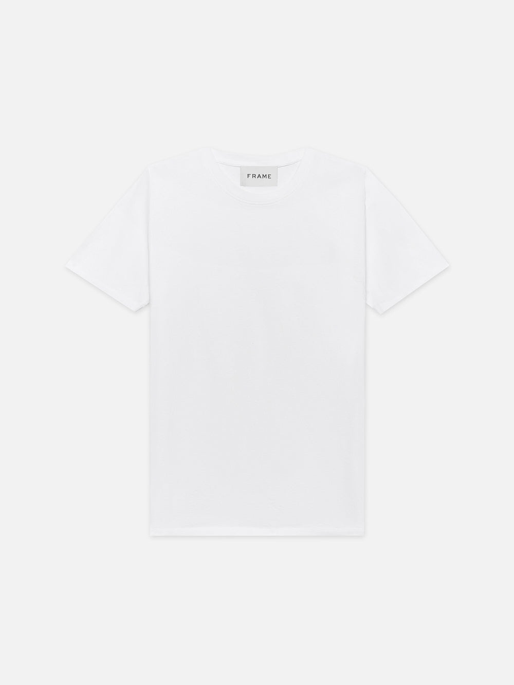 FRAME Logo Tee in Blanc - 1